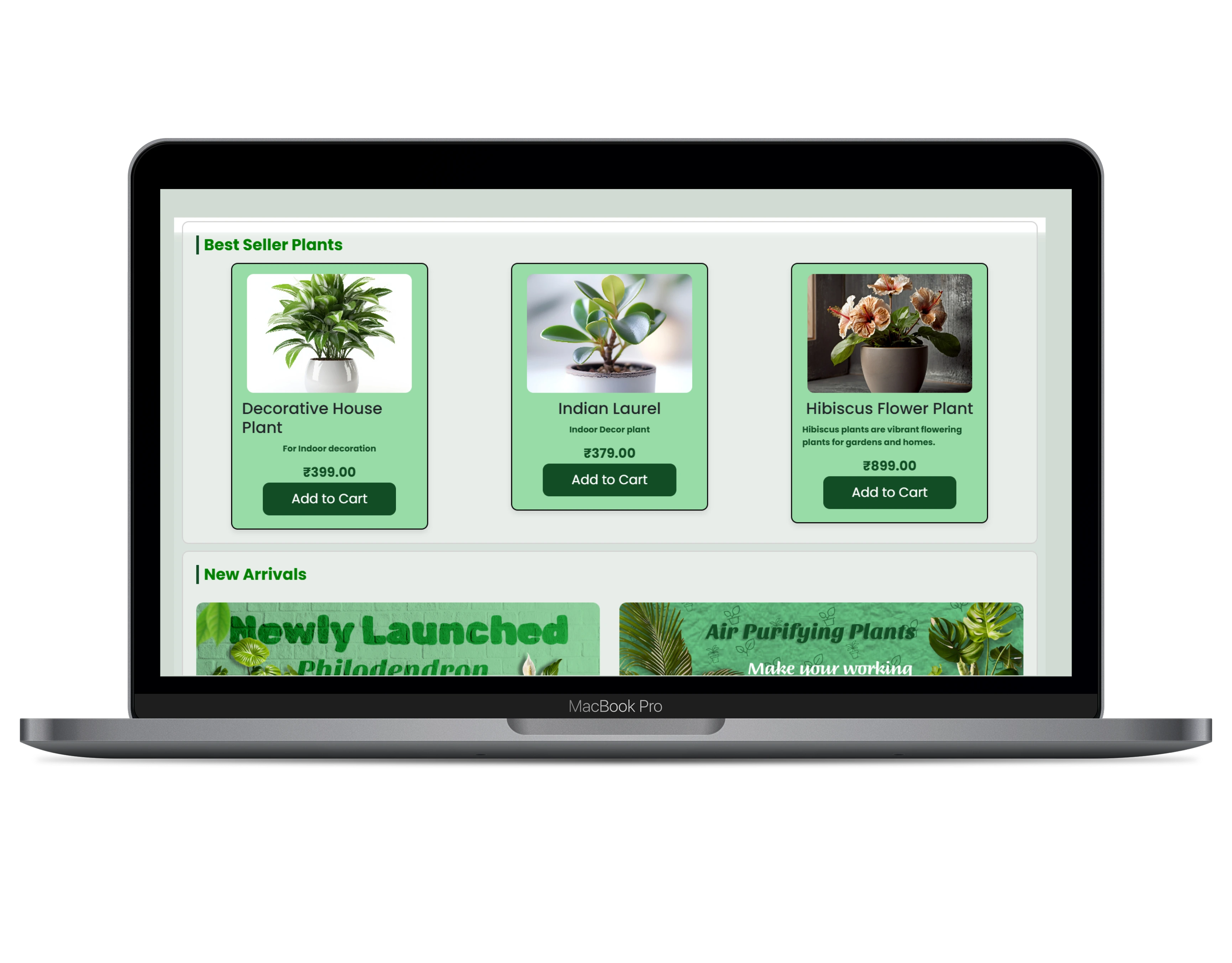 Plant Store Screenshot 2