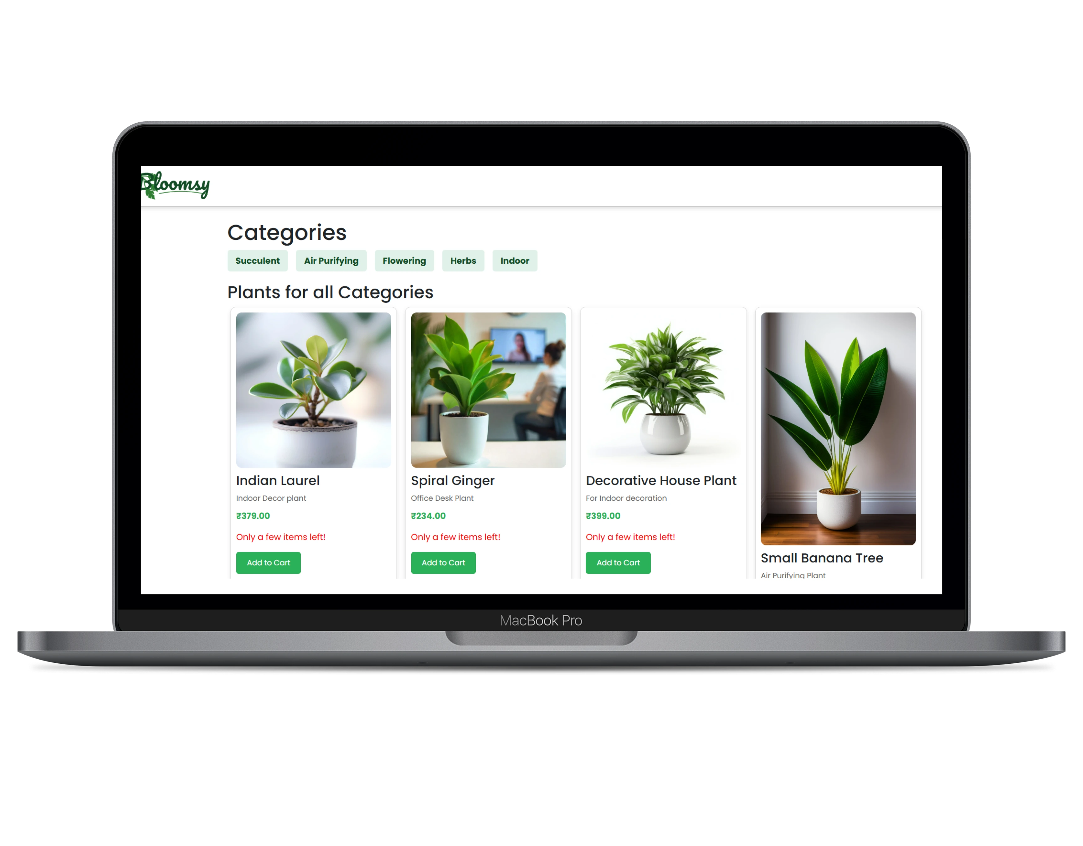 Plant Store Screenshot 2